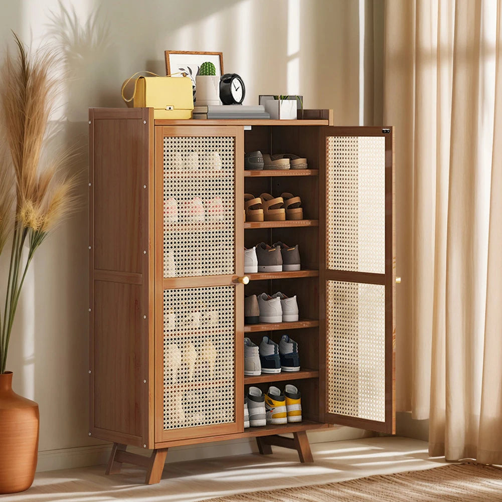 Shoe Storage Cabinet Rack with Doors