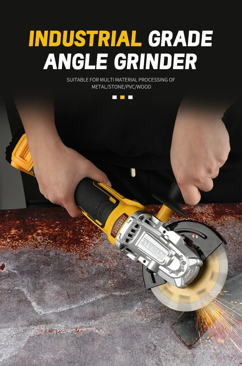 18V Lithium - Powered Brushless Angle Grinder
