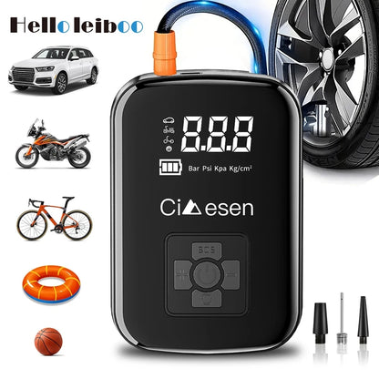 Wireless Air Compressor  For Car Bicycle Motorcycle