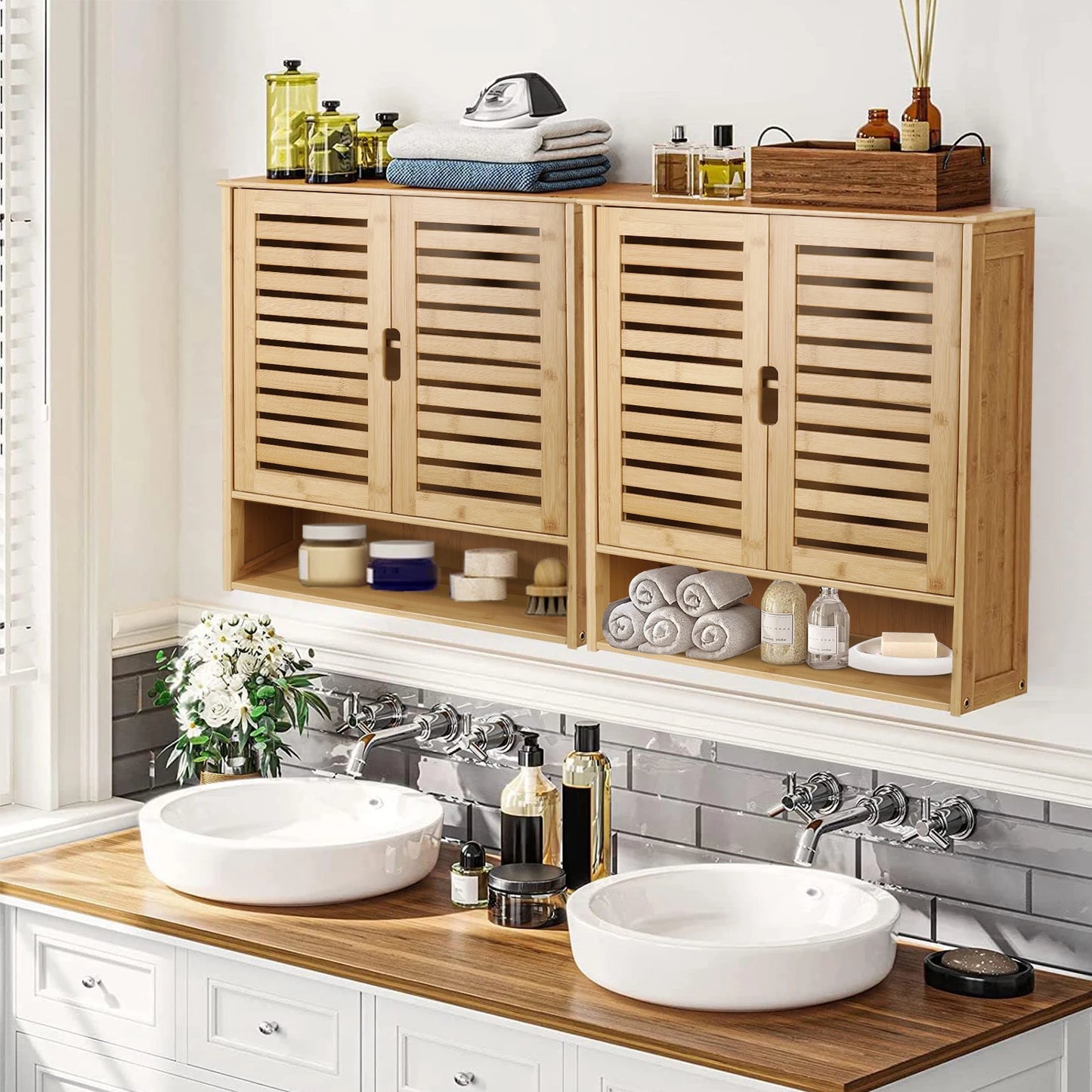 Double Door Medicine/Utility Cabinet