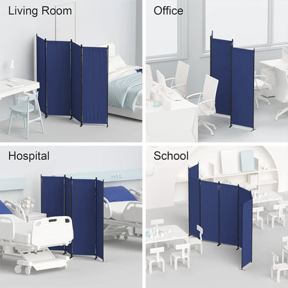 Portable Room Divider, 4 Panel Folding Privacy Screen