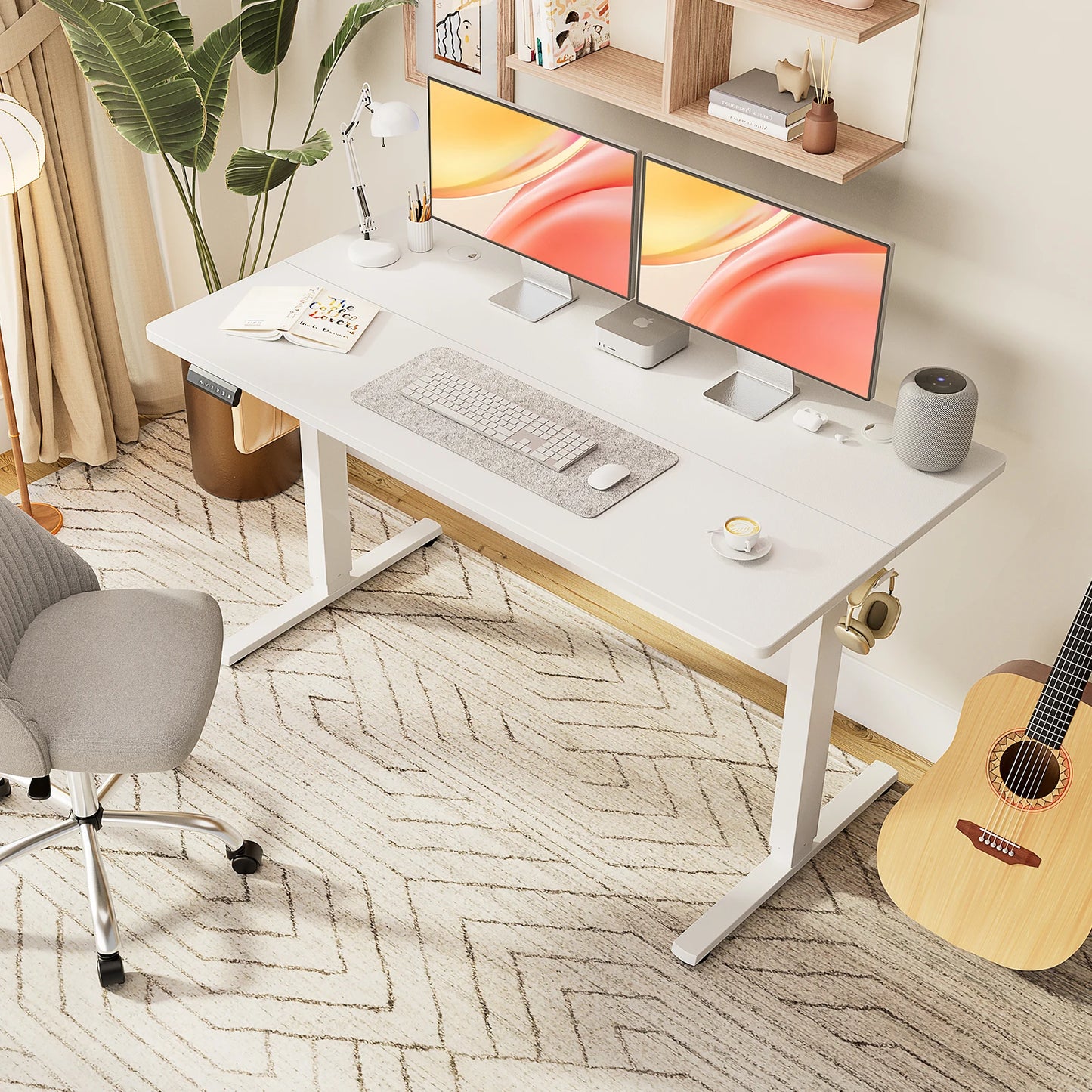 Computer Desk Ergonomic  Workstation  55x24"
