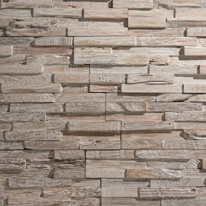 UltraWood Firenze Reclaimed Teak Wood 3D Wall Panels