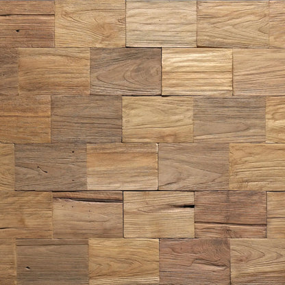 UltraWood Firenze Reclaimed Teak Wood 3D Wall Panels