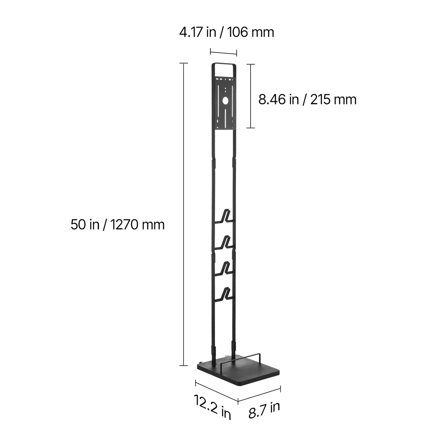 Dyson Vacuum Stand Compatible w/4 hooks