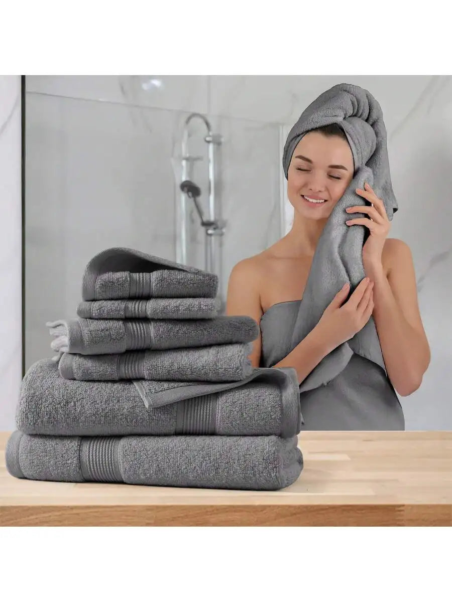 6-Piece Cotton Towel Set