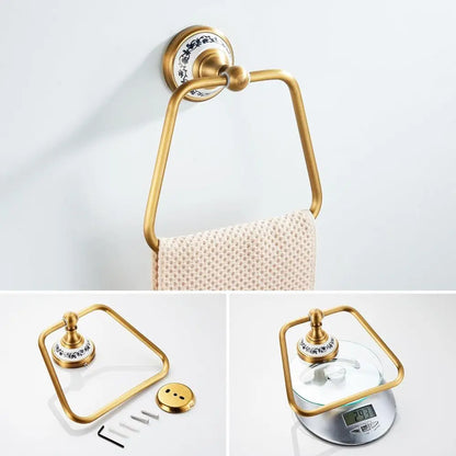 Antique Bronze Bathroom Hardware Set