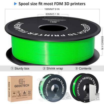 Standard 1.75mm PLA Filament for 3D Printer multiple colors
