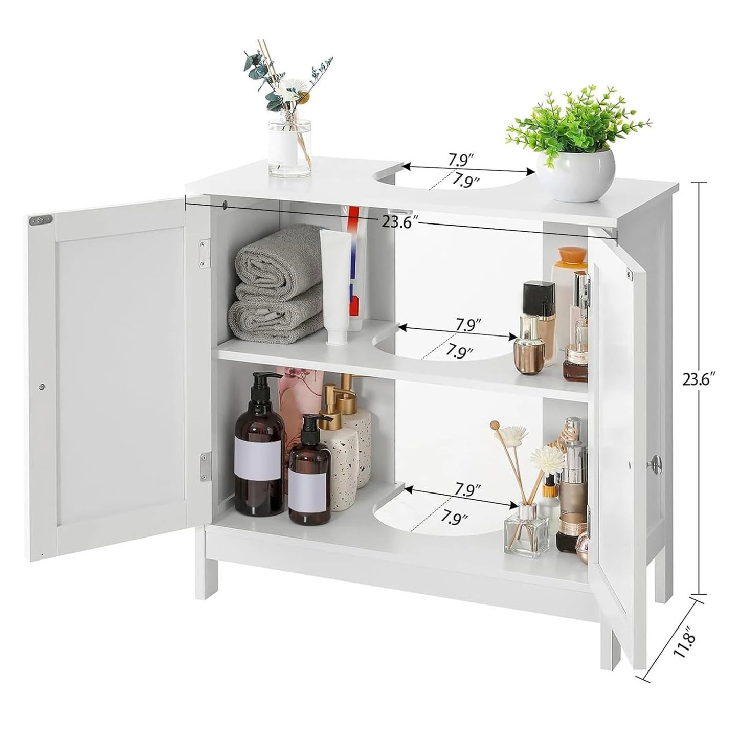 Bathroom Sink Cabinet w/ 2 Doors
