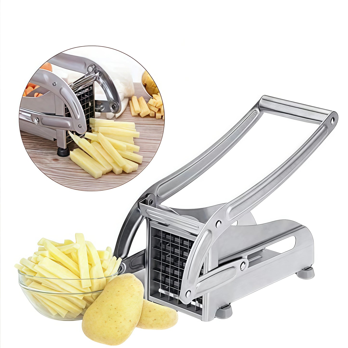 multifunctional kitchen slicing tool, stainless steel