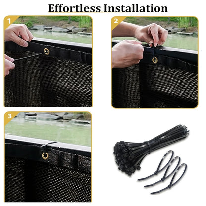 6' X 15'  Heavy Duty Mesh Shade Privacy Screen