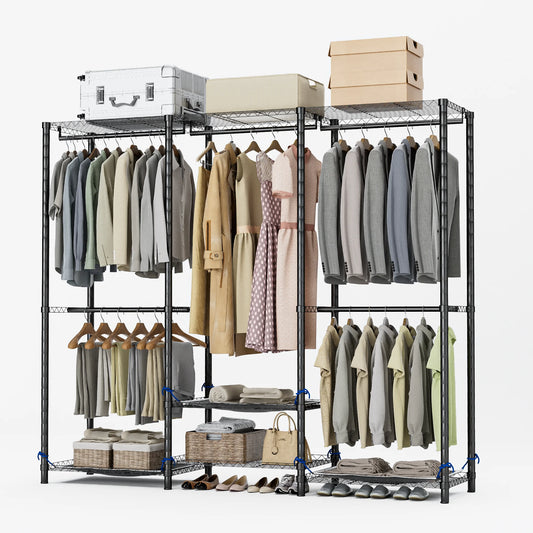 Clothes Rack Storage Wardrobe Organizer