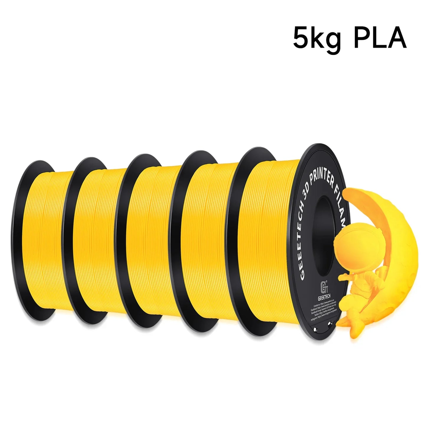 Standard 1.75mm PLA Filament for 3D Printer multiple colors