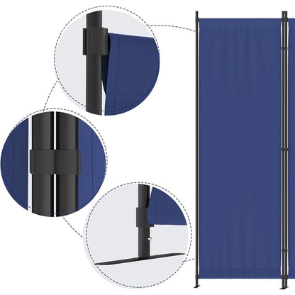 Portable Room Divider, 4 Panel Folding Privacy Screen