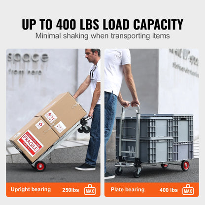 Portable Hand Truck Dolly, Lightweight Folding