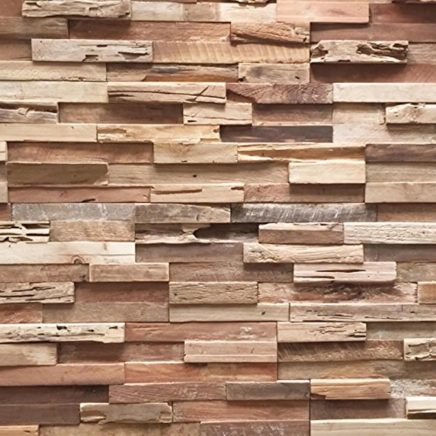 UltraWood Firenze Reclaimed Teak Wood 3D Wall Panels