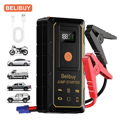 2000A Car Jump Starter, Power Bank and Emergency LED Light