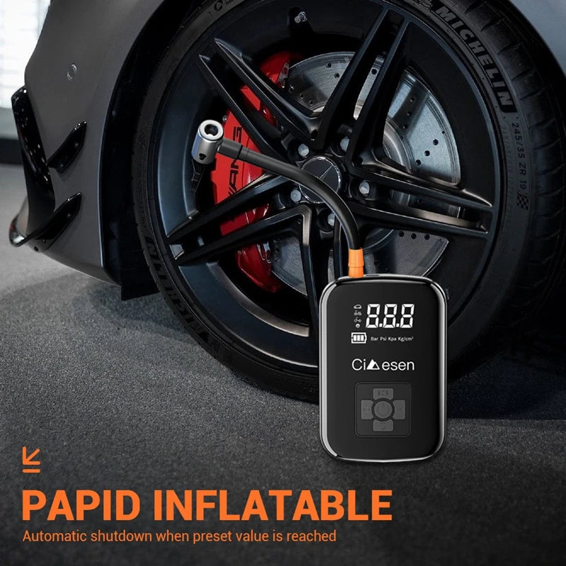 Wireless Air Compressor  For Car Bicycle Motorcycle