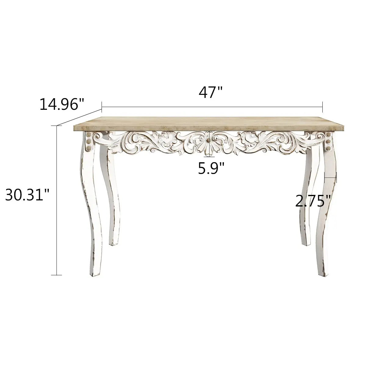 Antique Console Table Entryway Hallway, Living Room