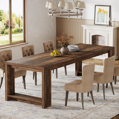 Modern Dining Table for 6-8 People,