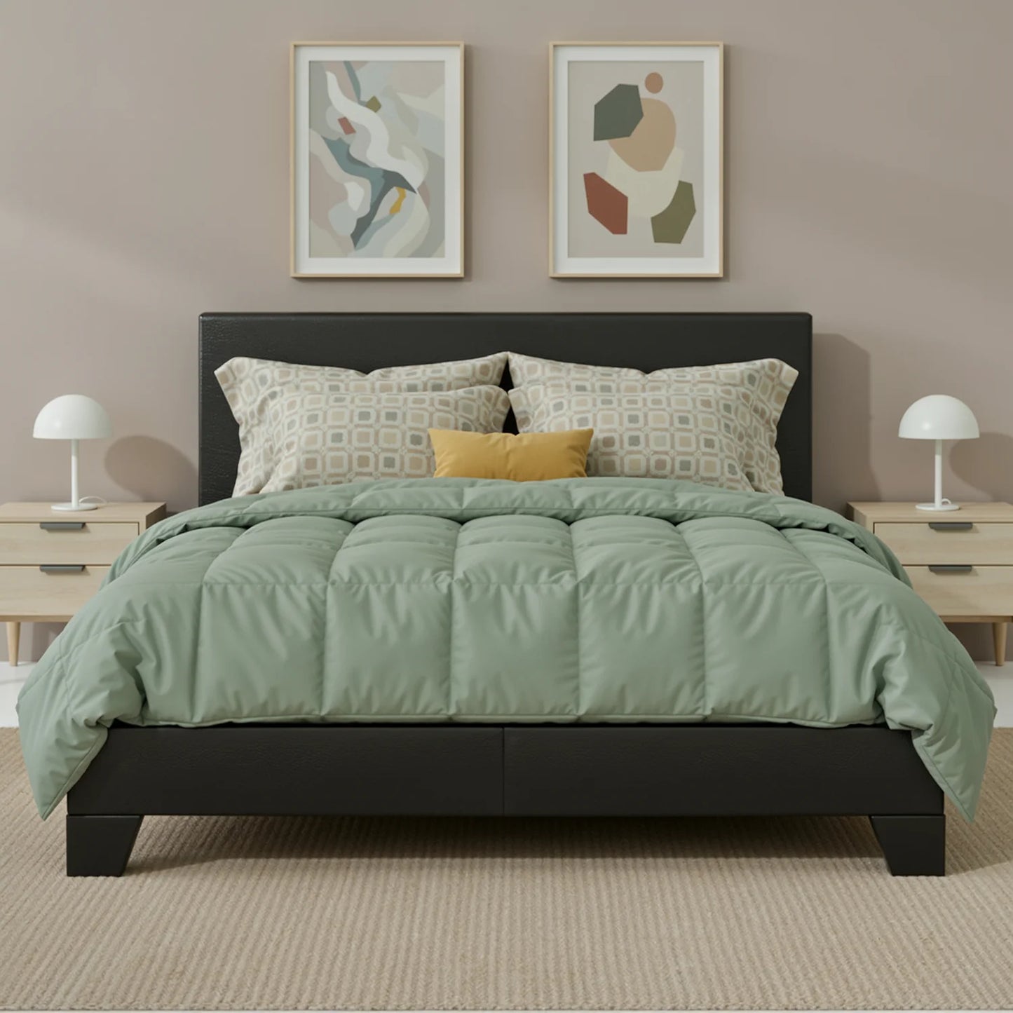 Full/Queen/King Upholstered Bed Frame