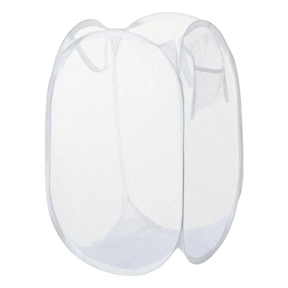 Folding  Mesh laundry Sorting Basket