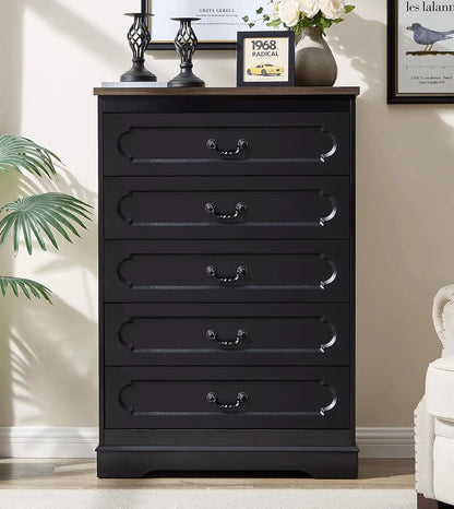 Cherry Wood Farmhouse Dresser for Bedroom