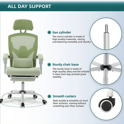 Ergonomic Reclining  Mesh Rocking Gaming Chair