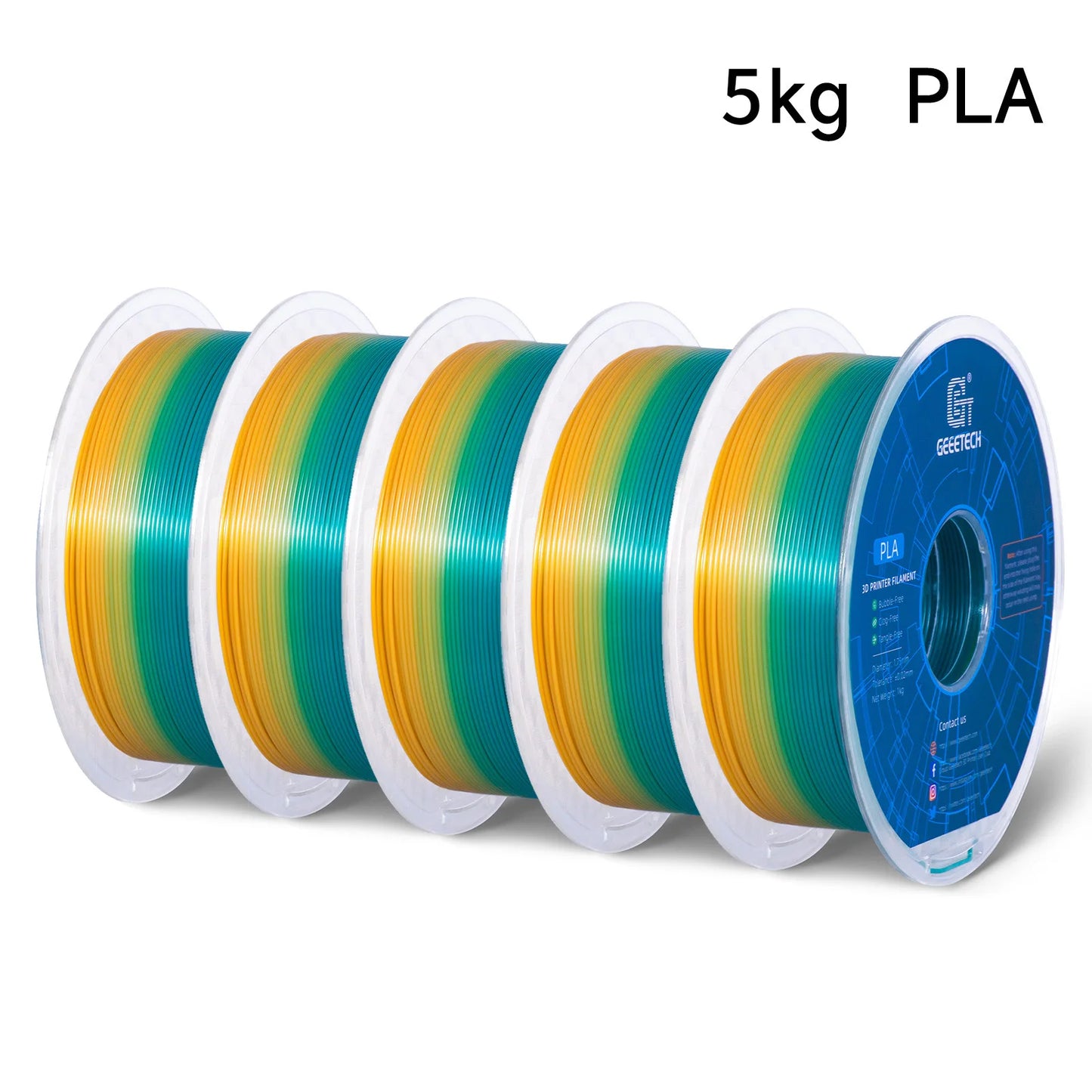 Standard 1.75mm PLA Filament for 3D Printer multiple colors