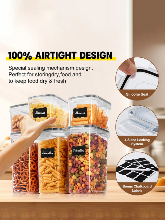 24pcs Sealed food storage containers with LIDS