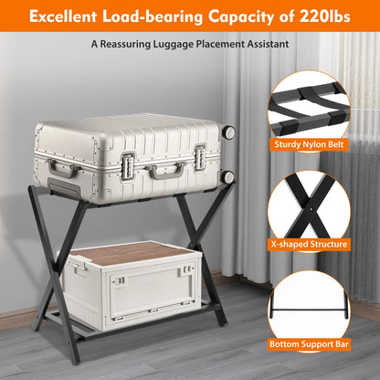 Foldable Luggage  Suitcase Stand